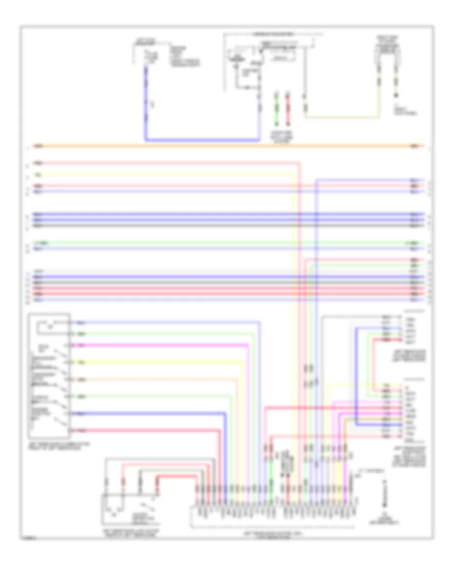 Forced Entry Wiring Diagram (3 of 7) for Lexus LS 460 2011