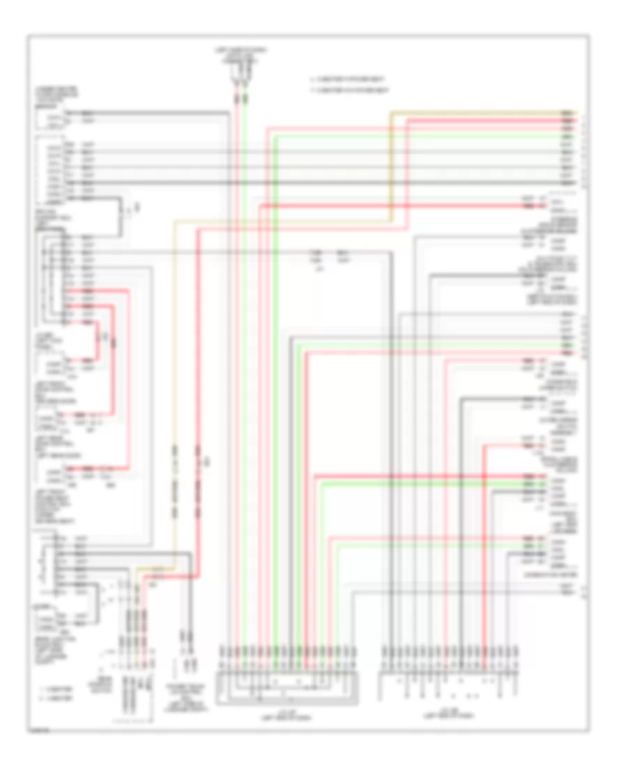 High Low Bus Wiring Diagram 1 of 3 for Lexus LS 460 2011