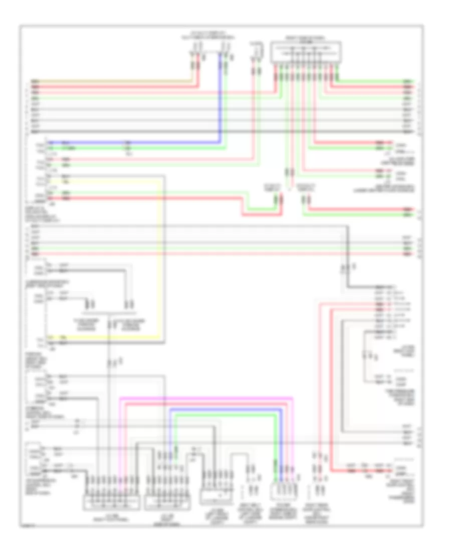 High Low Bus Wiring Diagram 2 of 3 for Lexus LS 460 2011