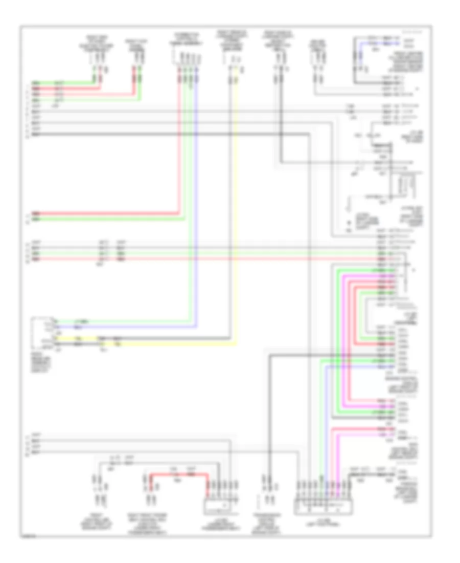 High Low Bus Wiring Diagram 3 of 3 for Lexus LS 460 2011
