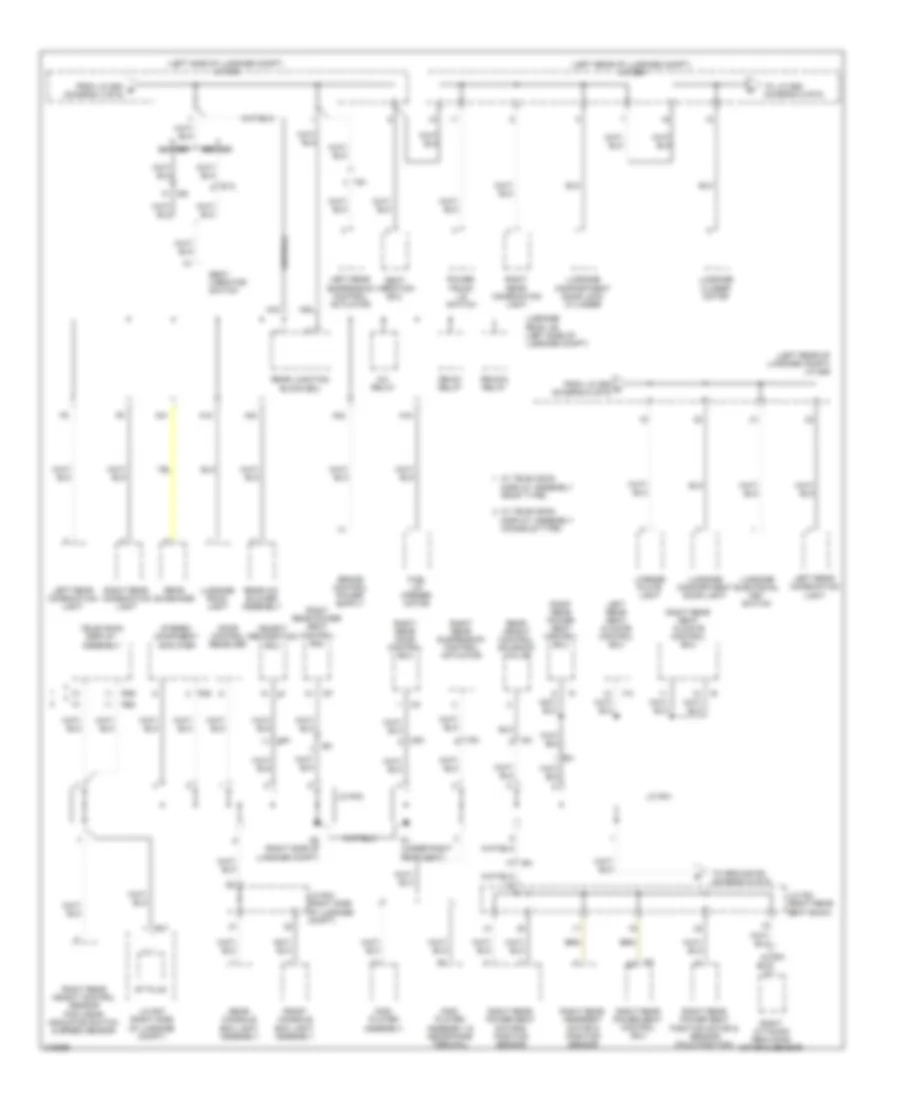 Ground Distribution Wiring Diagram 5 of 6 for Lexus LS 460 2011