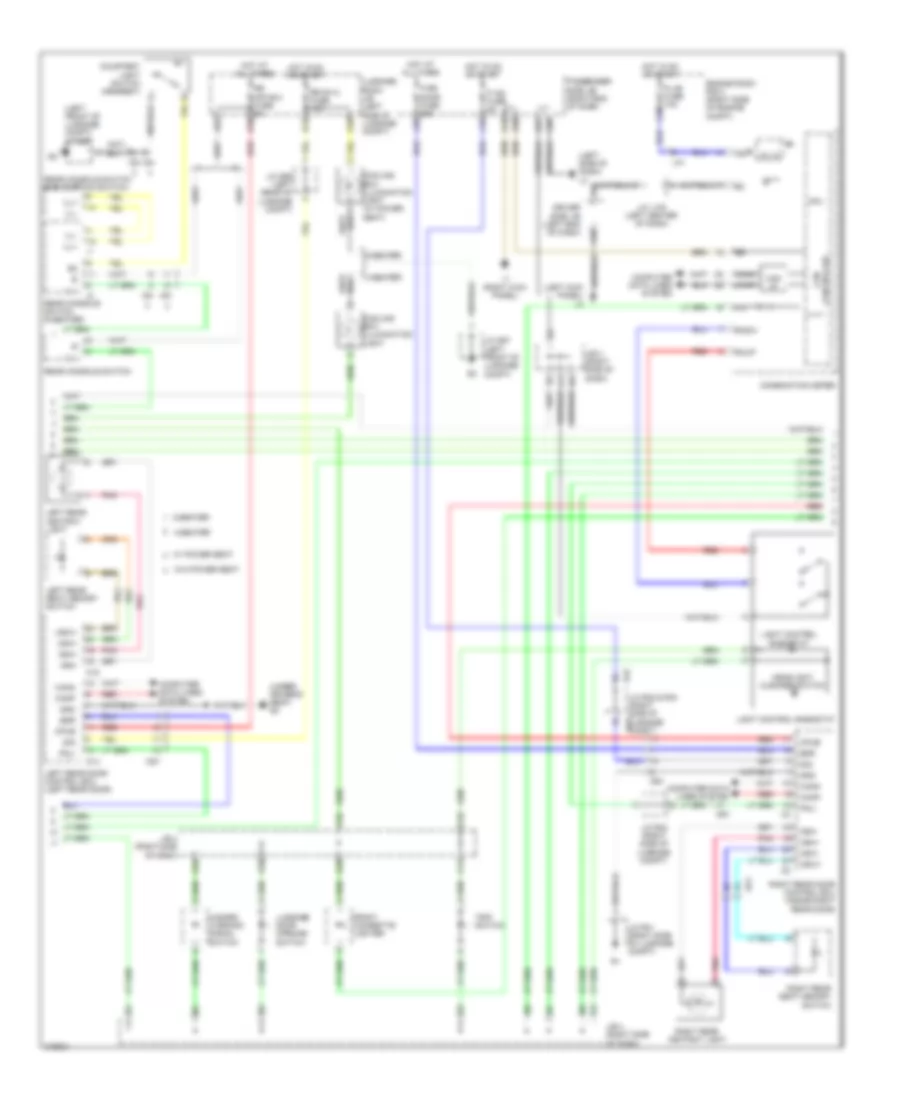 Instrument Illumination Wiring Diagram (2 of 3) for Lexus LS 460 2011