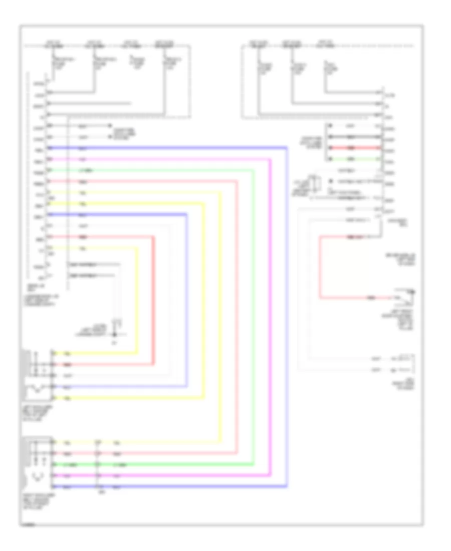 Memory Power Shoulder Belt Anchorage Wiring Diagram (2 of 2) for Lexus LS 460 2011