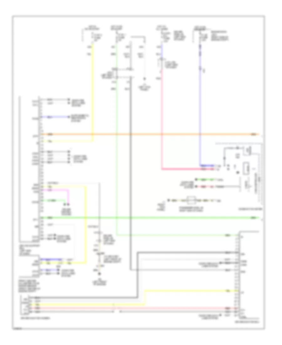 Object Detection Wiring Diagram (1 of 2) for Lexus LS 460 2011