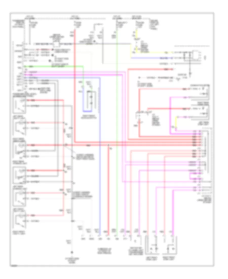 Courtesy Lamps Wiring Diagram 1 of 2 for Lexus LS 430 2006