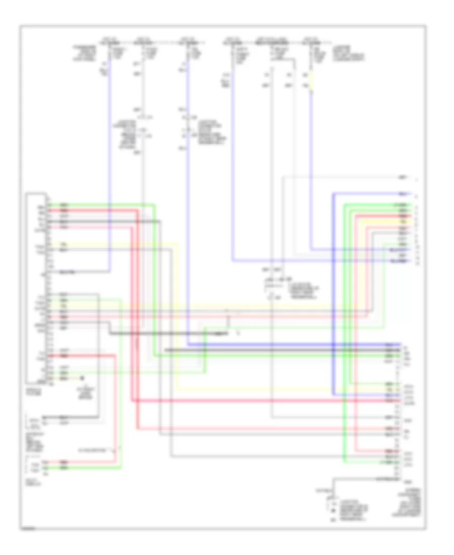 Radio Wiring Diagram with Mark Levinson 1 of 2 for Lexus LS 430 2006
