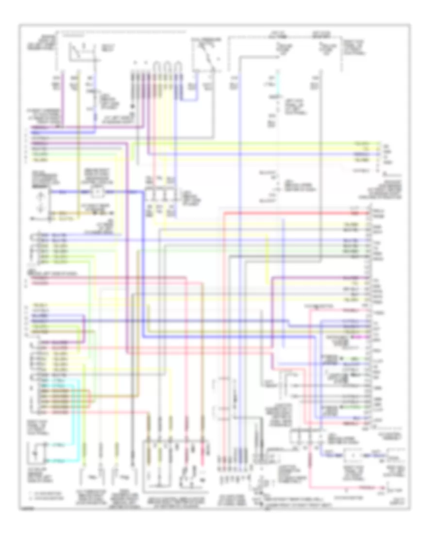 Automatic A C Wiring Diagram Front 2 of 2 for Lexus LX 470 2006