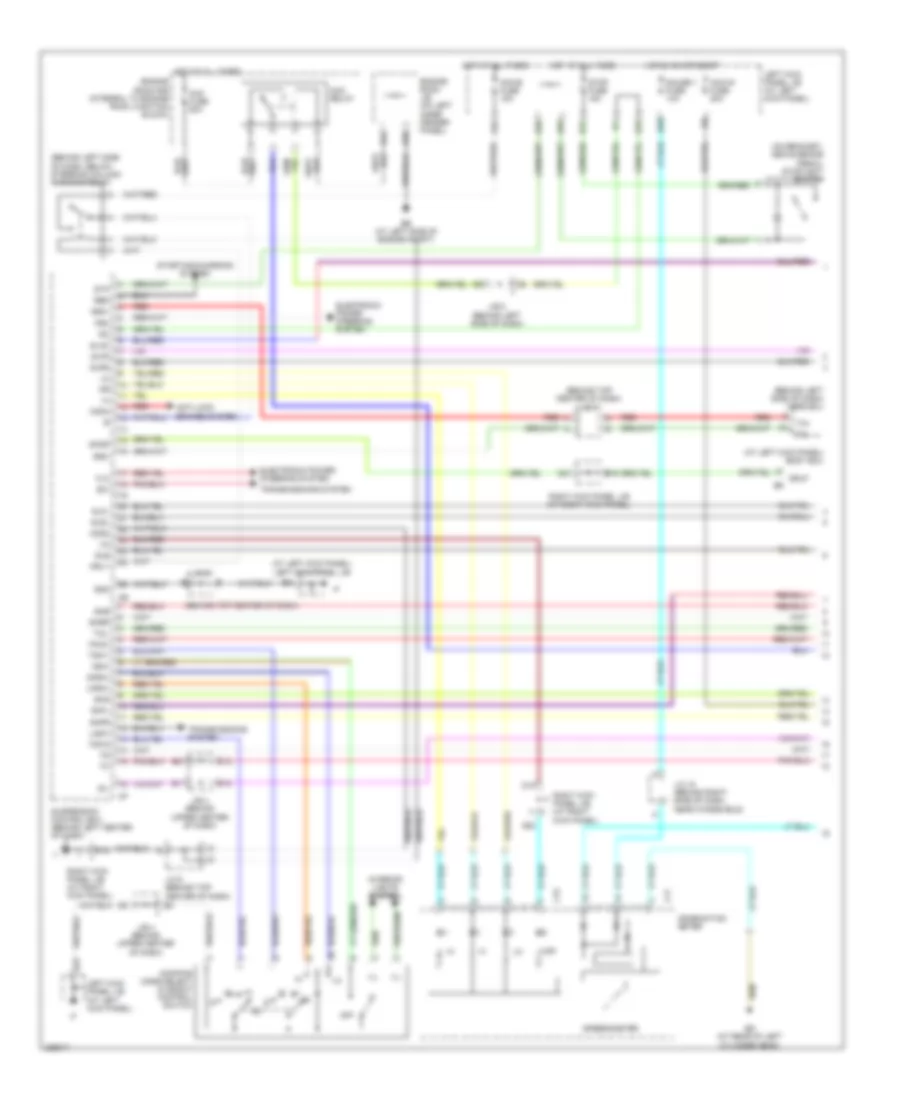 Electronic Suspension Wiring Diagram 1 of 2 for Lexus LX 470 2006