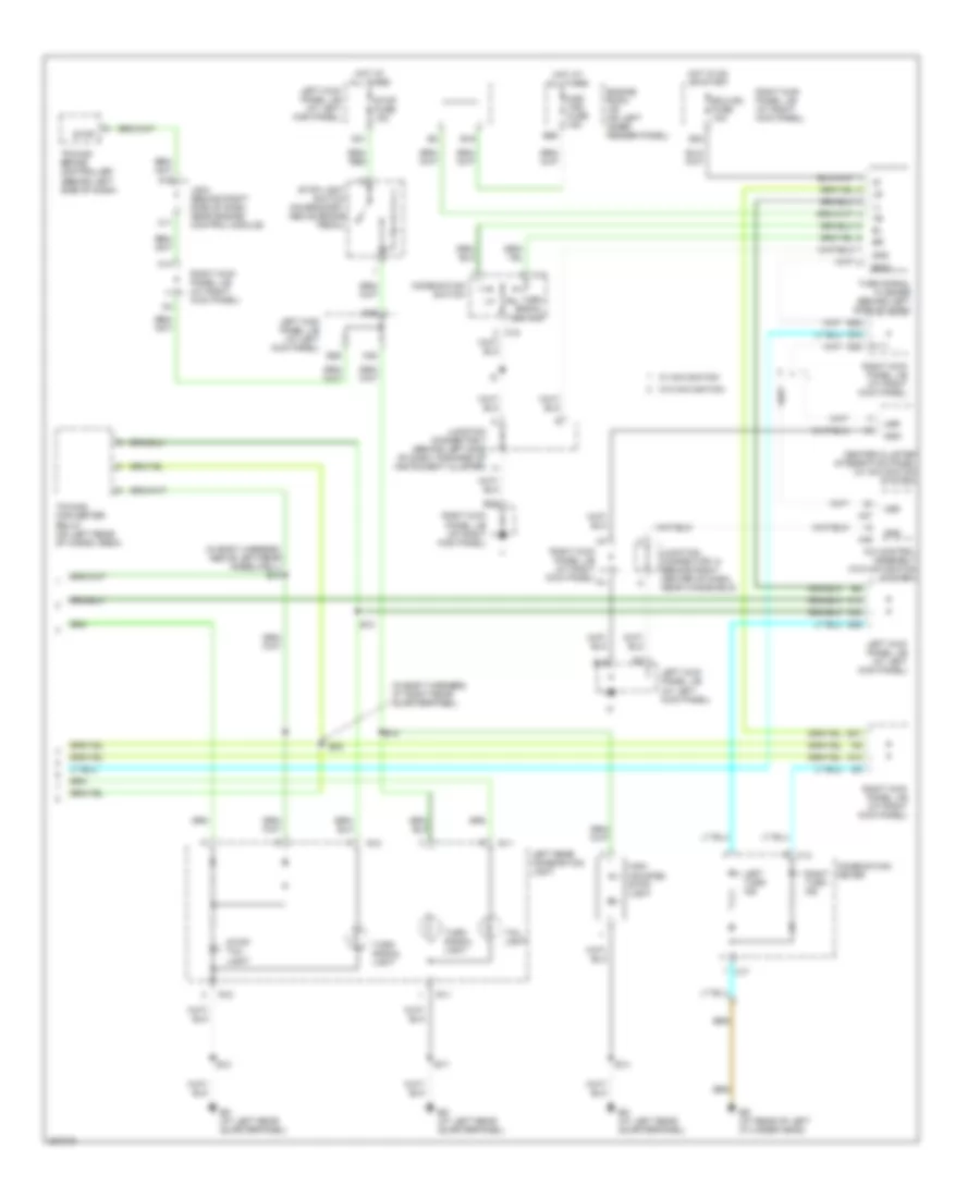 Exterior Lamps Wiring Diagram 2 of 2 for Lexus LX 470 2006
