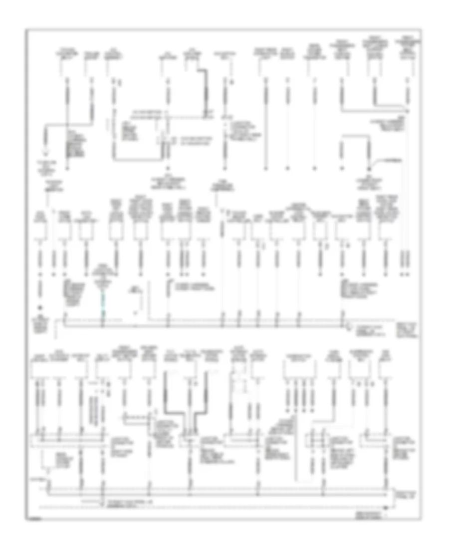 Ground Distribution Wiring Diagram 3 of 4 for Lexus LX 470 2006