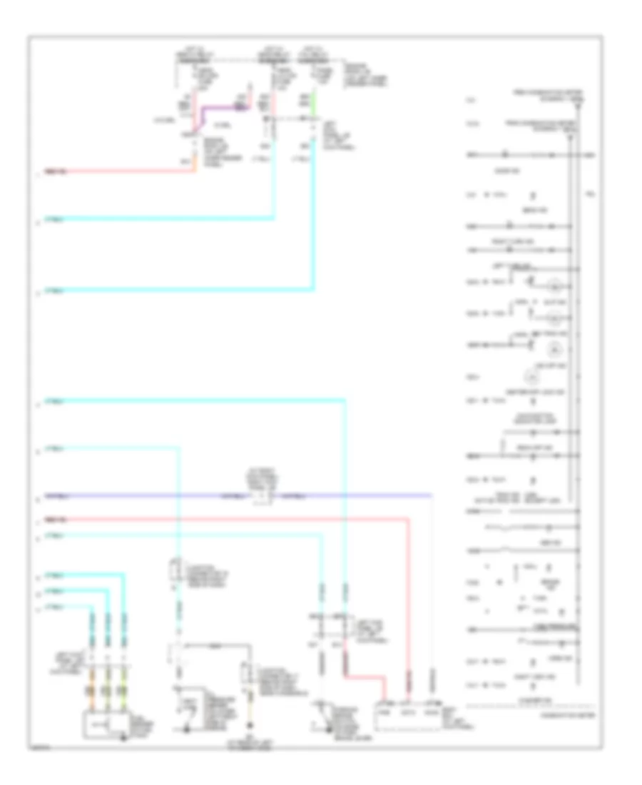 Instrument Cluster Wiring Diagram 2 of 2 for Lexus LX 470 2006