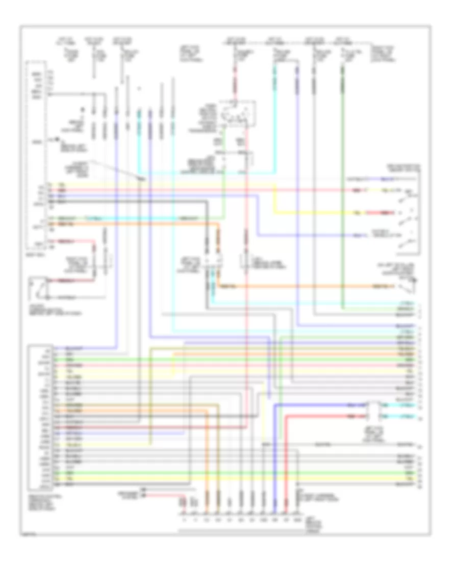Memory Systems Wiring Diagram 1 of 3 for Lexus LX 470 2006