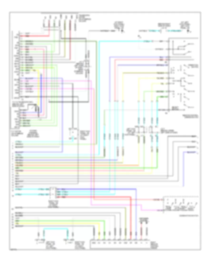 Memory Systems Wiring Diagram 2 of 3 for Lexus LX 470 2006