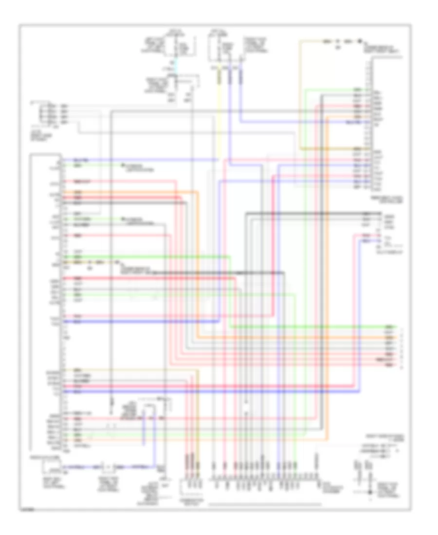 Radio Wiring Diagram 1 of 2 for Lexus LX 470 2006