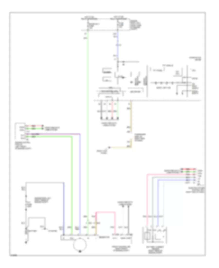 Charging Wiring Diagram for Lexus LS 460L 2011