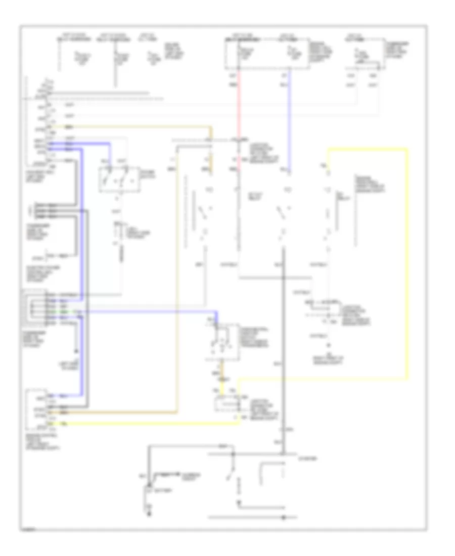 Starting Wiring Diagram for Lexus LS 460L 2011