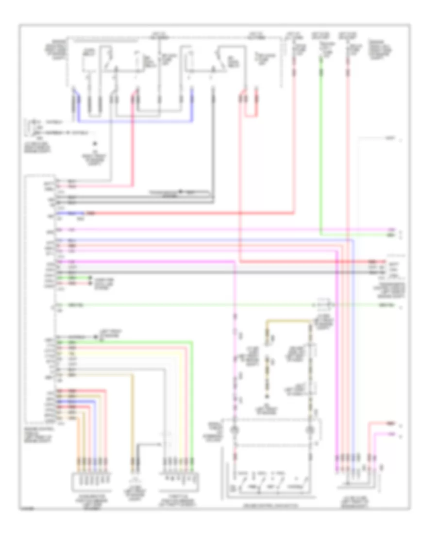 Cruise Control Wiring Diagram, without Dynamic Radar Controls (1 of 2) for Lexus LS 460L 2011