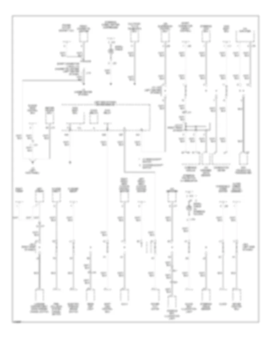 Ground Distribution Wiring Diagram 3 of 6 for Lexus LS 460L 2011