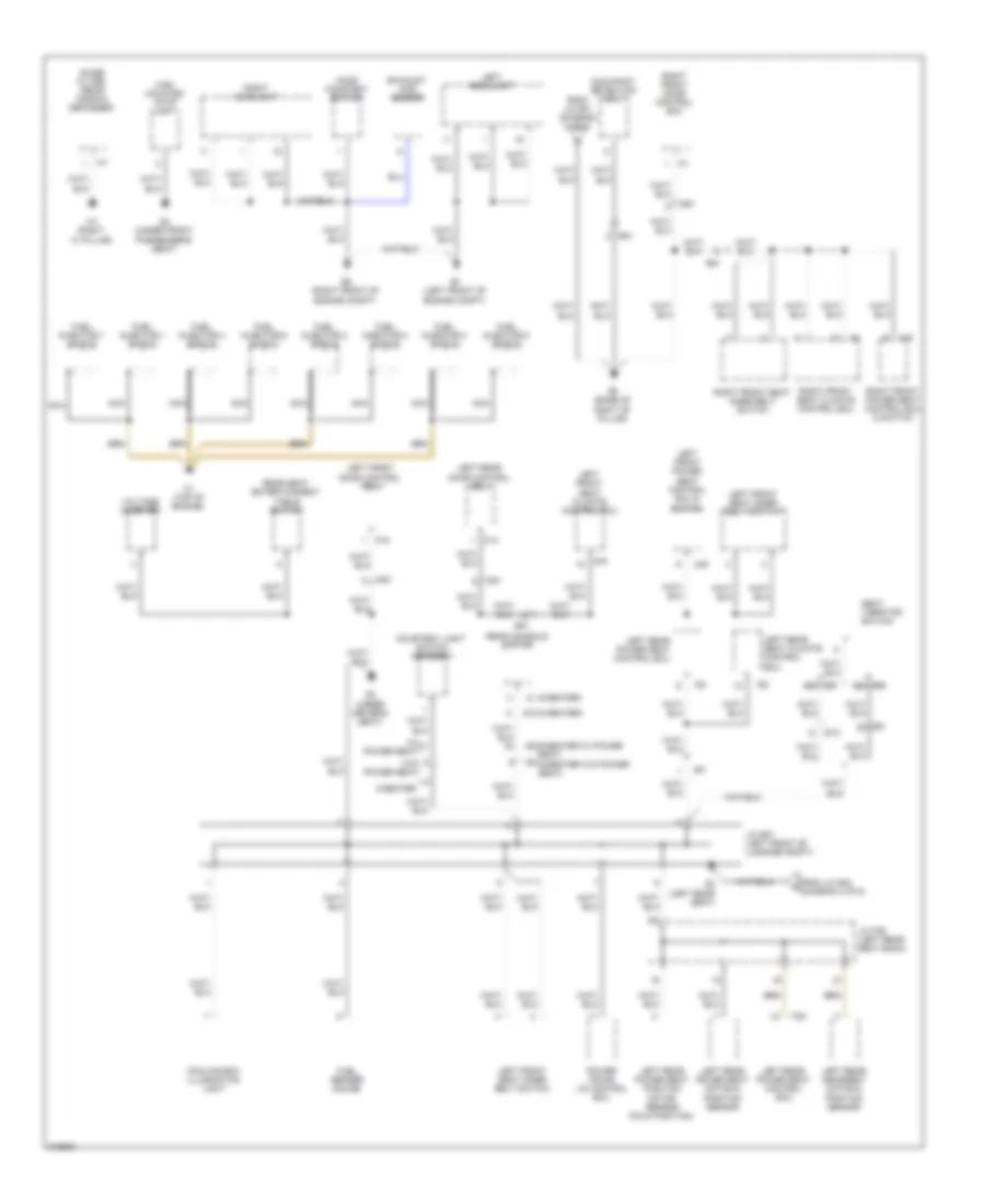 Ground Distribution Wiring Diagram (6 of 6) for Lexus LS 460L 2011