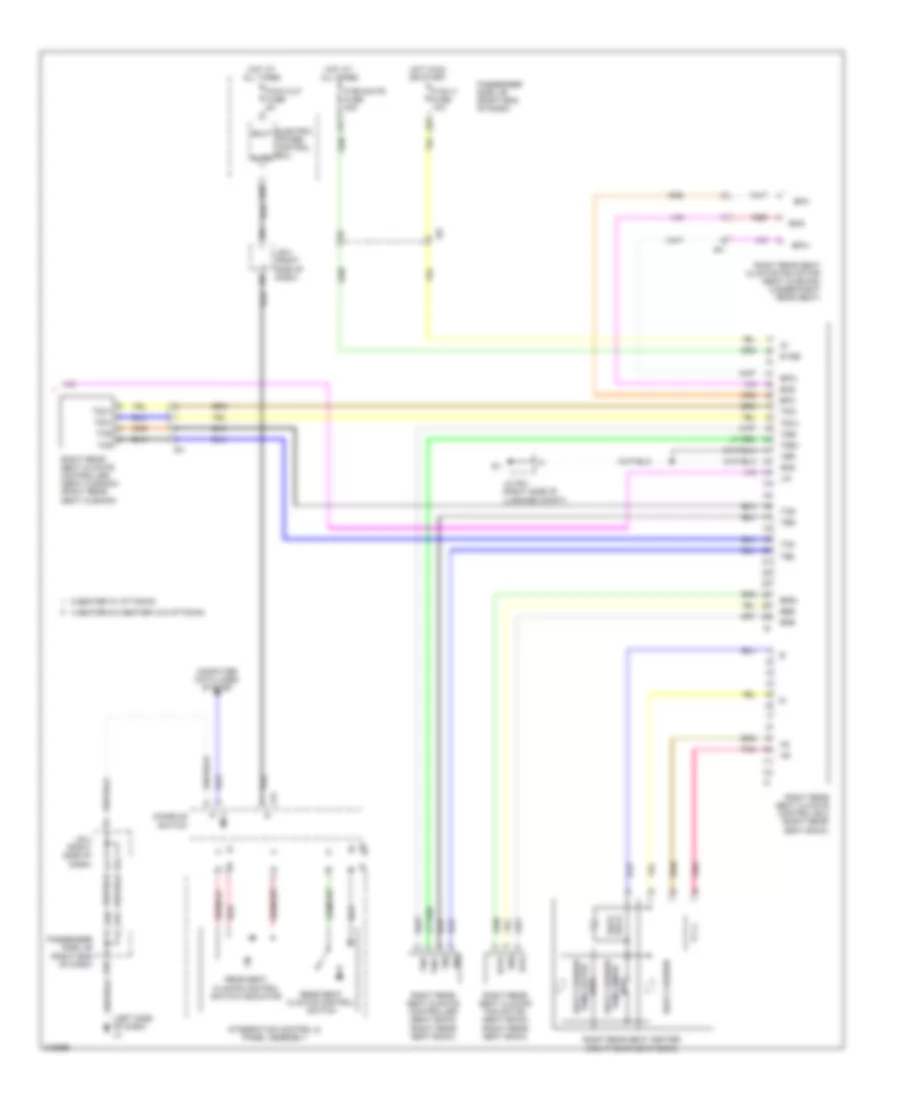 Climate Control Seats Wiring Diagram, Rear (2 of 2) for Lexus LS 460L 2011