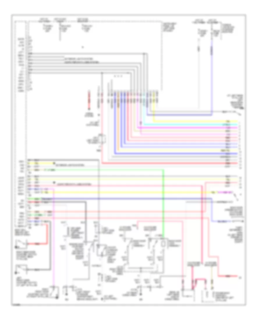 Forced Entry Wiring Diagram 1 of 2 for Lexus RX 330 2006