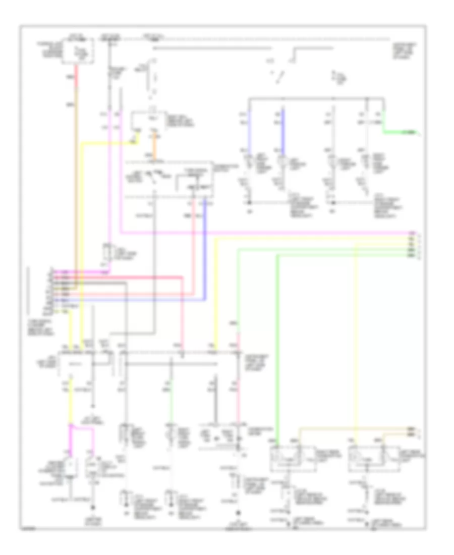 Exterior Lamps Wiring Diagram 1 of 2 for Lexus RX 330 2006