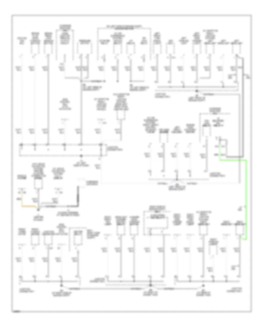 Ground Distribution Wiring Diagram 1 of 4 for Lexus RX 330 2006