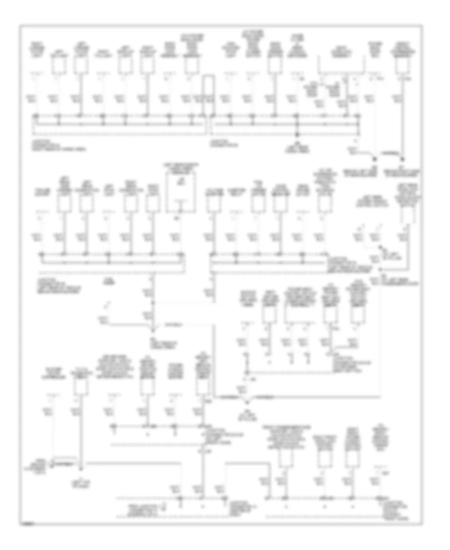 Ground Distribution Wiring Diagram 4 of 4 for Lexus RX 330 2006