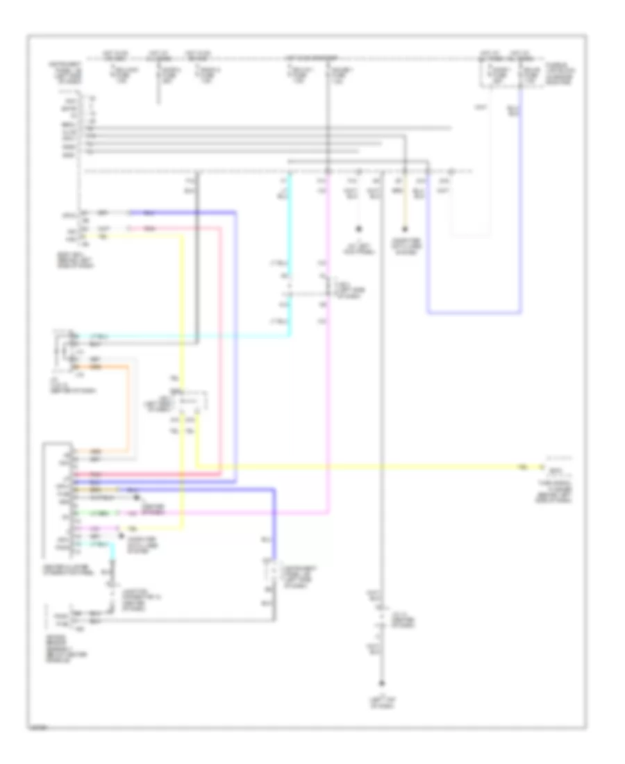 Multi Information System Wiring Diagram for Lexus RX 330 2006