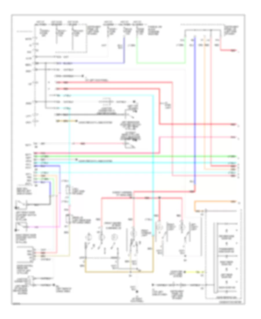 Courtesy Lamps Wiring Diagram 1 of 2 for Lexus RX 330 2006