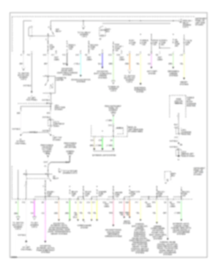 Power Distribution Wiring Diagram (2 of 3) for Lexus RX 330 2006