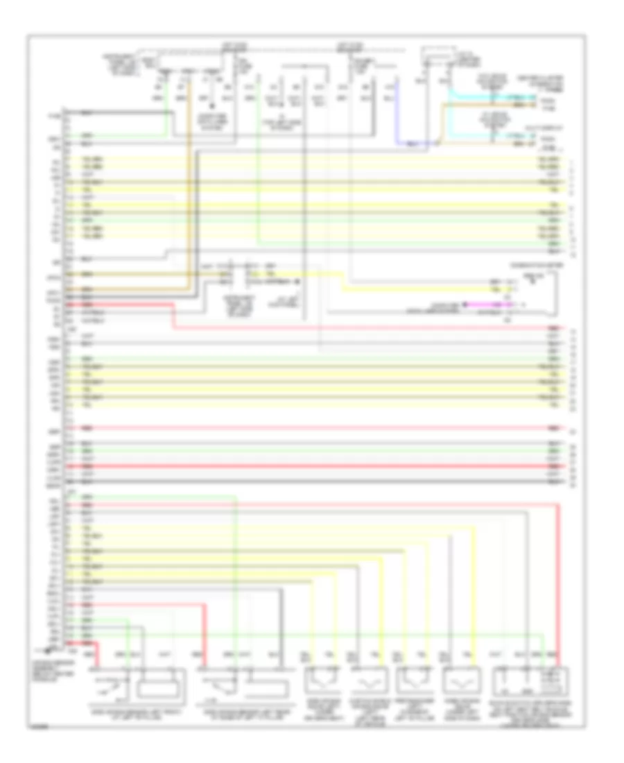 Supplemental Restraints Wiring Diagram 1 of 2 for Lexus RX 330 2006