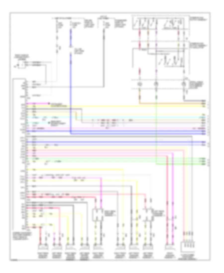 Radio Wiring Diagram 1 of 3 for Lexus LS 600hL 2011