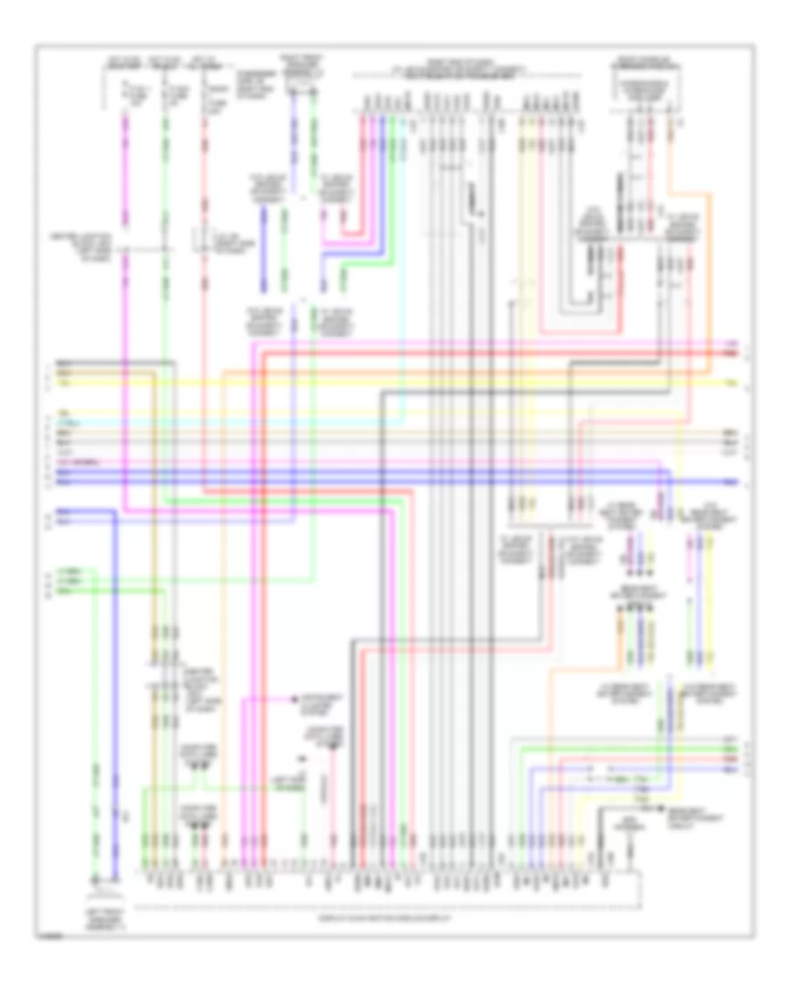 Radio Wiring Diagram 2 of 3 for Lexus LS 600hL 2011