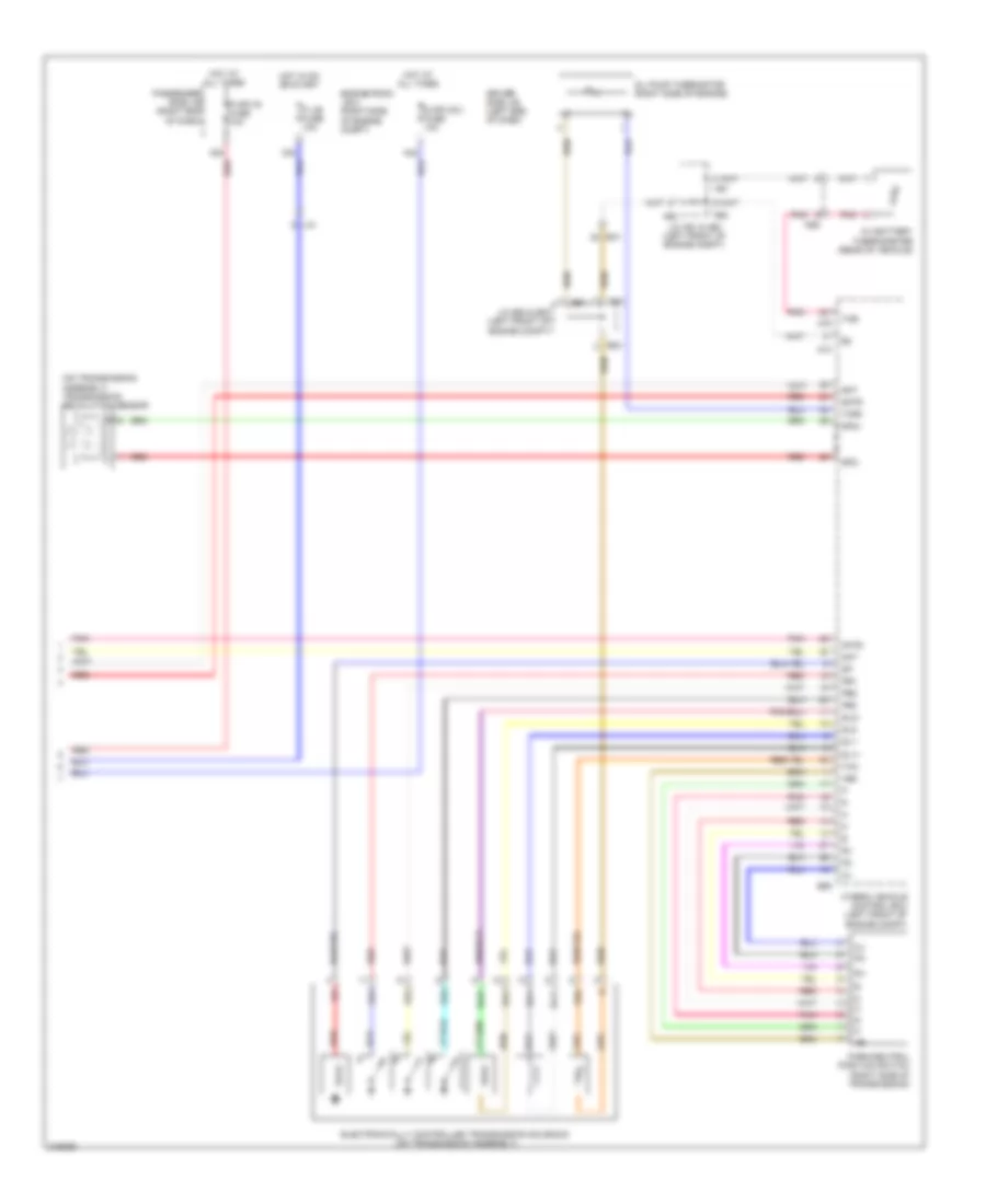 Transmission Wiring Diagram 3 of 3 for Lexus LS 600hL 2011