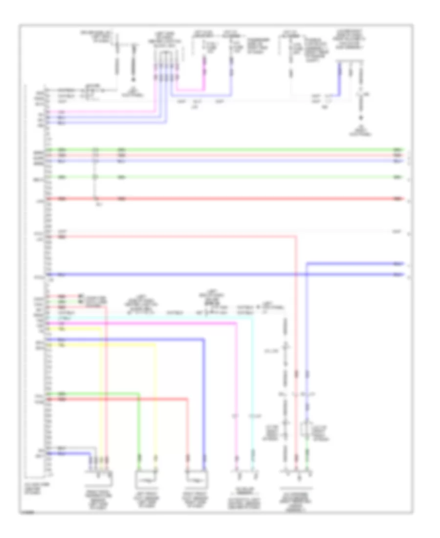 Automatic A C Wiring Diagram 1 of 5 for Lexus LS 600hL 2011