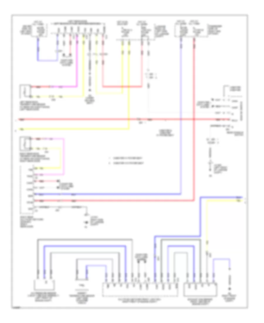 Automatic A C Wiring Diagram 3 of 5 for Lexus LS 600hL 2011