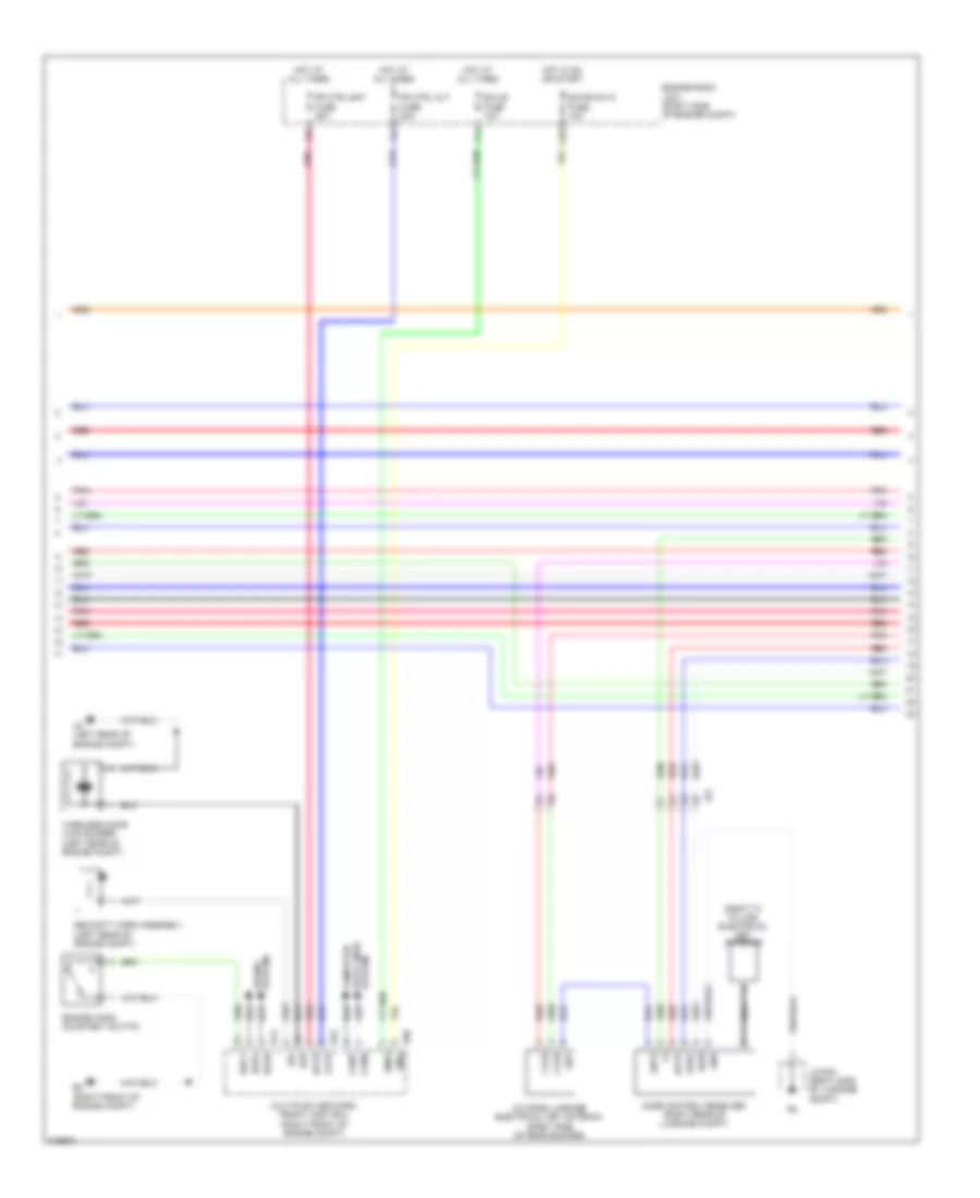 Forced Entry Wiring Diagram (5 of 6) for Lexus LS 600hL 2011
