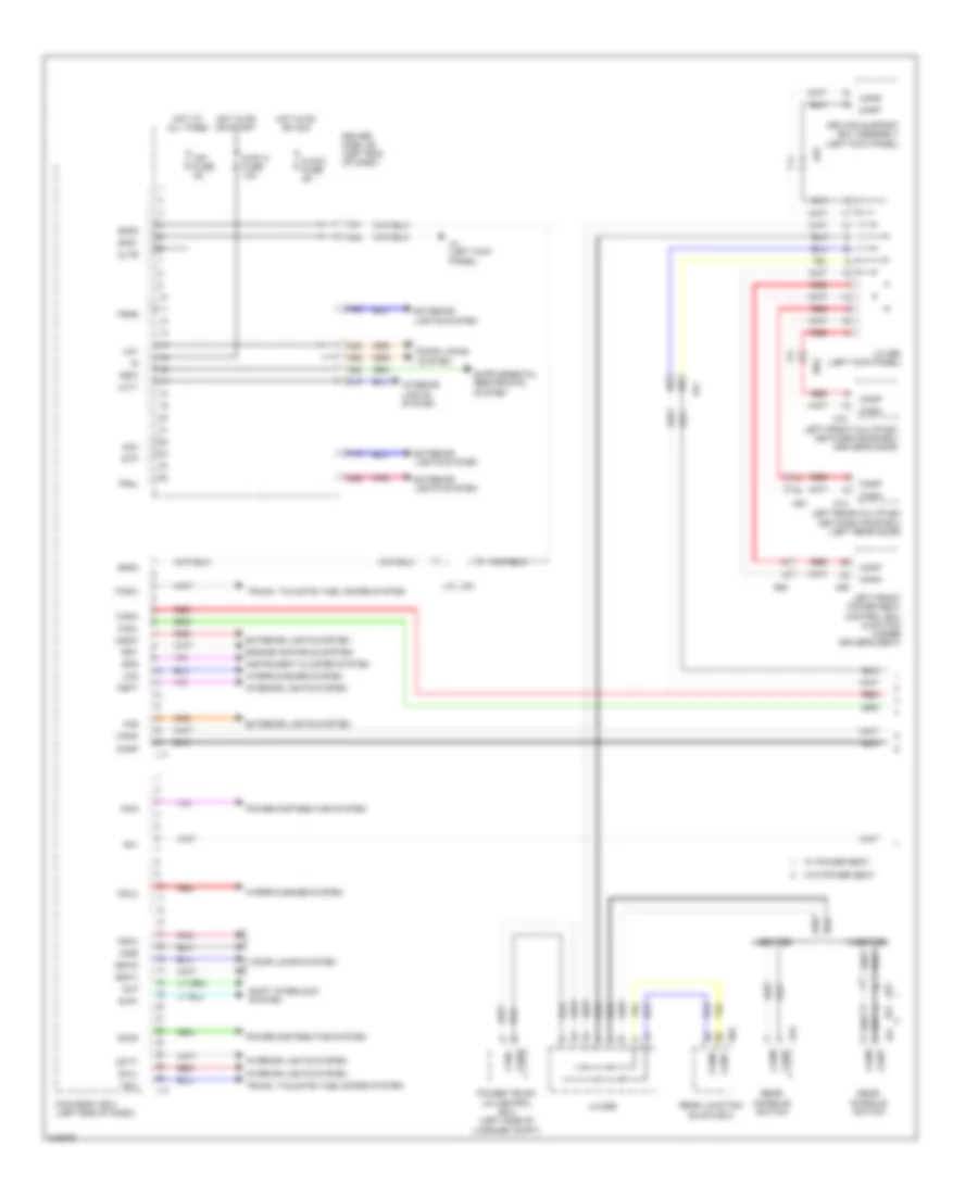 Body Control Modules Wiring Diagram 1 of 3 for Lexus LS 600hL 2011
