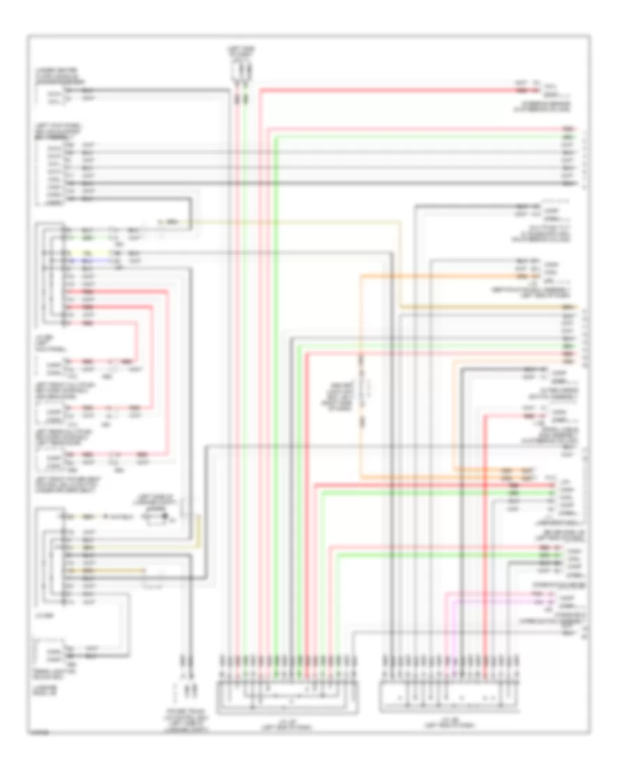 HighLow Bus Wiring Diagram (1 of 5) for Lexus LS 600hL 2011