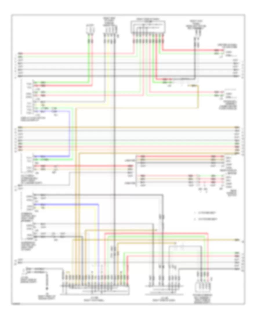 High Low Bus Wiring Diagram 2 of 5 for Lexus LS 600hL 2011
