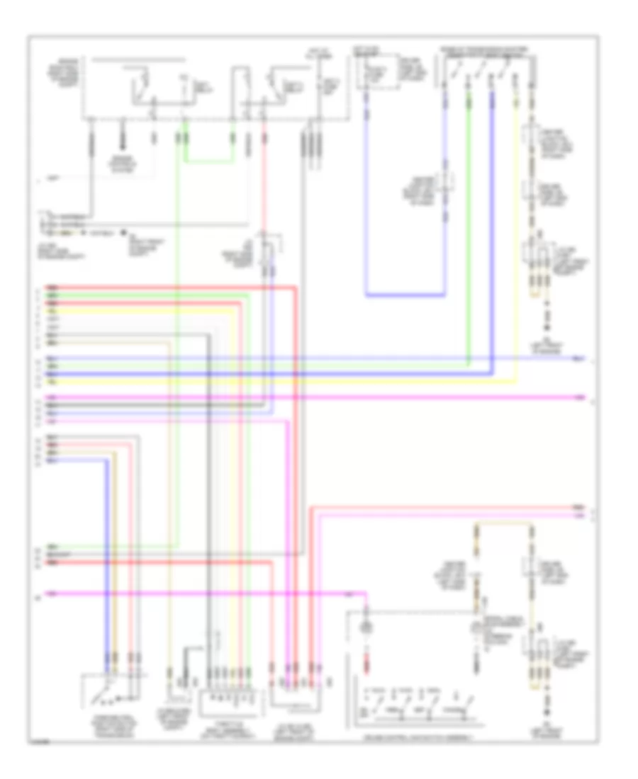 Cruise Control Wiring Diagram, without Dynamic Radar Controls (2 of 3) for Lexus LS 600hL 2011