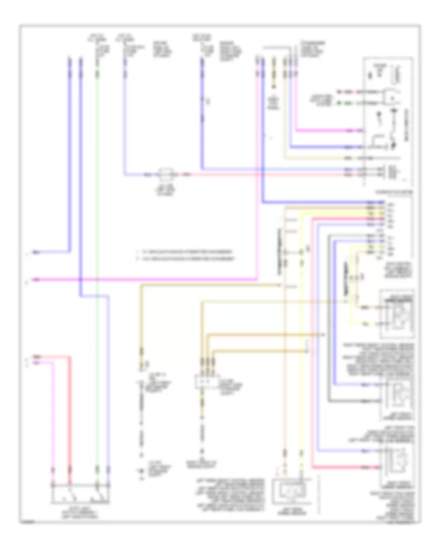 Cruise Control Wiring Diagram, without Dynamic Radar Controls (3 of 3) for Lexus LS 600hL 2011