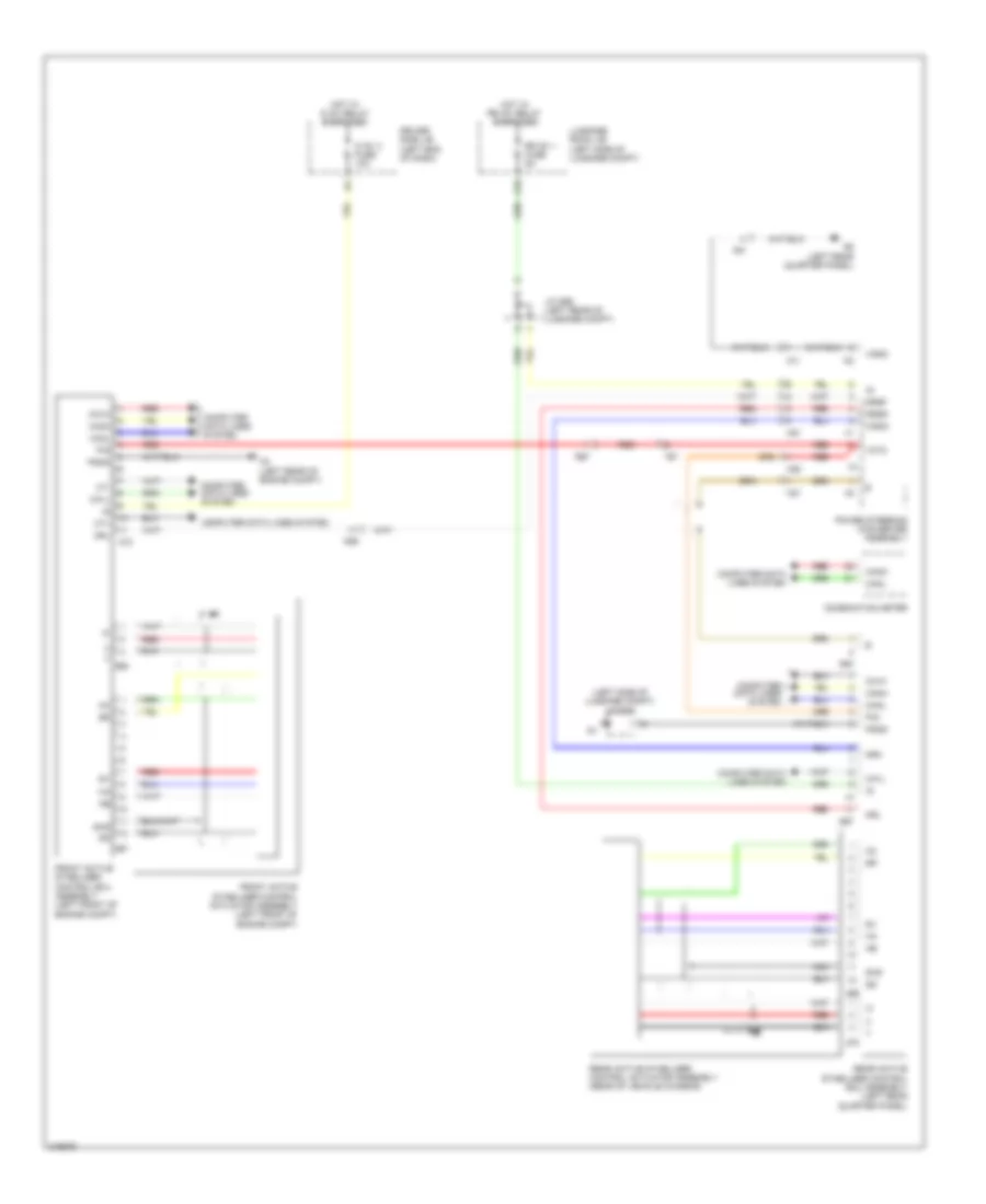 Active Stablizer Suspension Wiring Diagram for Lexus LS 600hL 2011