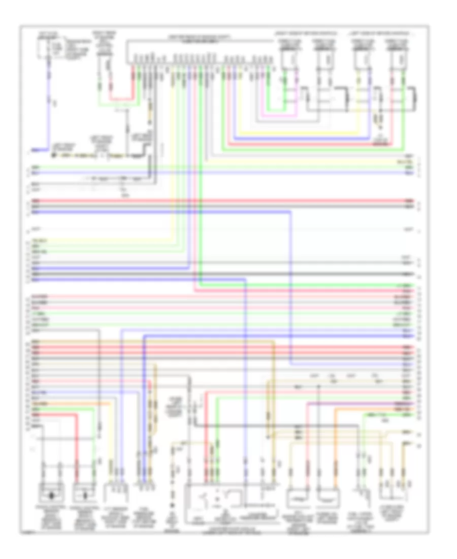 5 0L Hybrid Engine Controls Wiring Diagram 4 of 7 for Lexus LS 600hL 2011