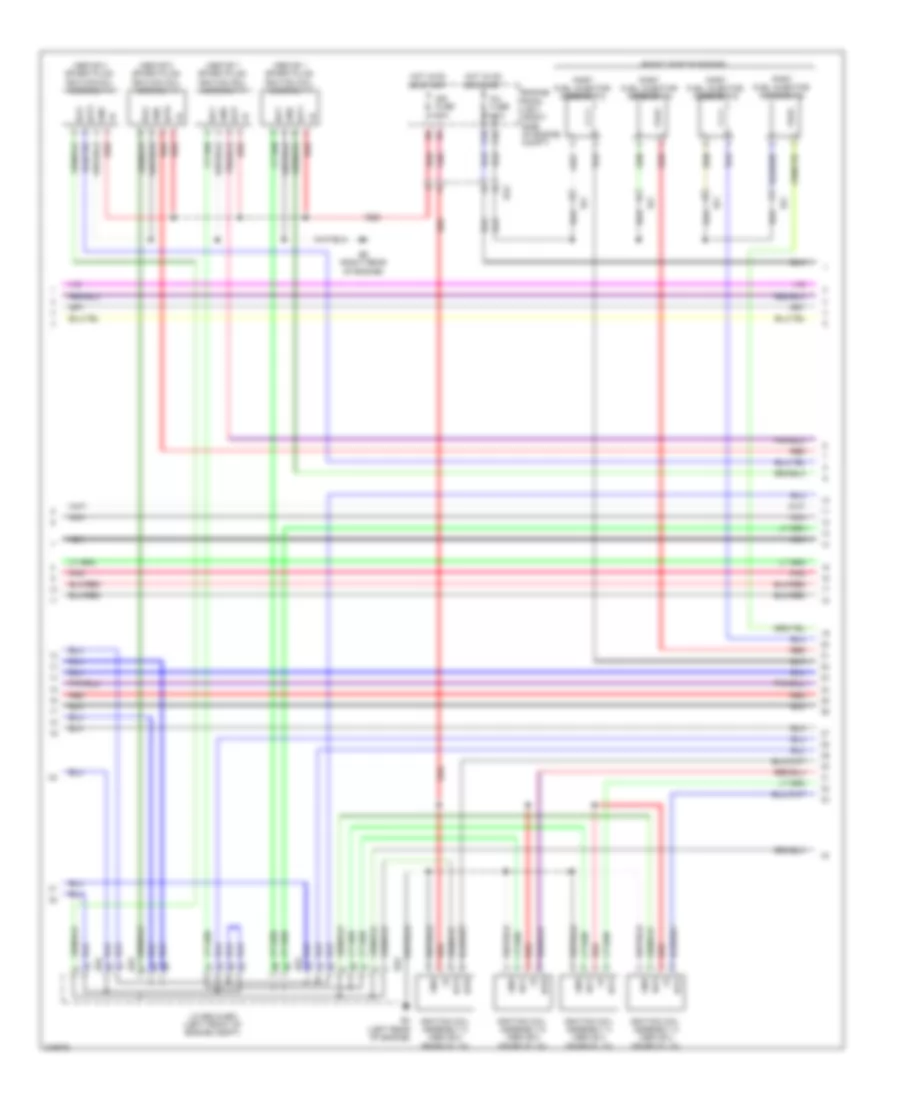 5 0L Hybrid Engine Controls Wiring Diagram 6 of 7 for Lexus LS 600hL 2011