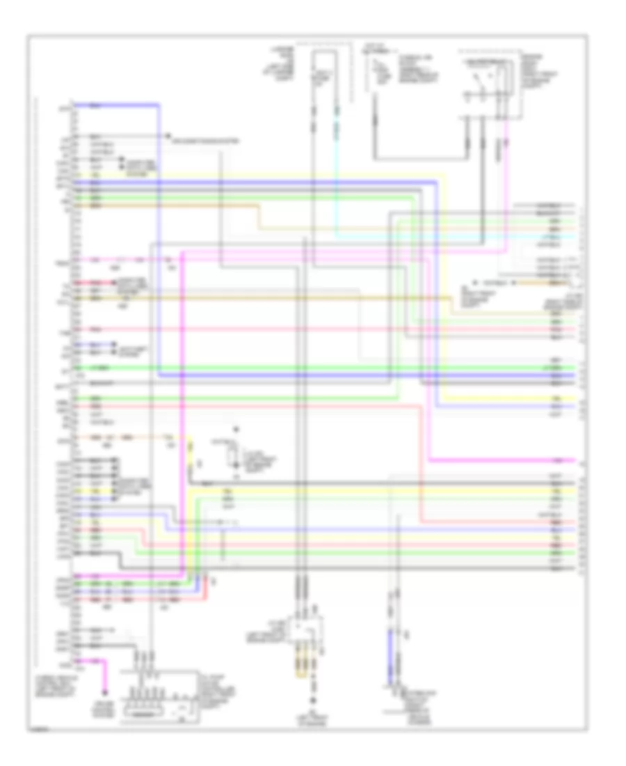5.0L Hybrid, Hybrid System Wiring Diagram (1 of 7) for Lexus LS 600hL 2011