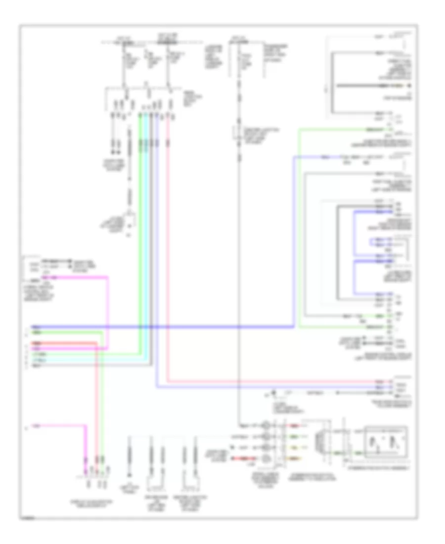 Instrument Cluster Wiring Diagram (3 of 3) for Lexus LS 600hL 2011