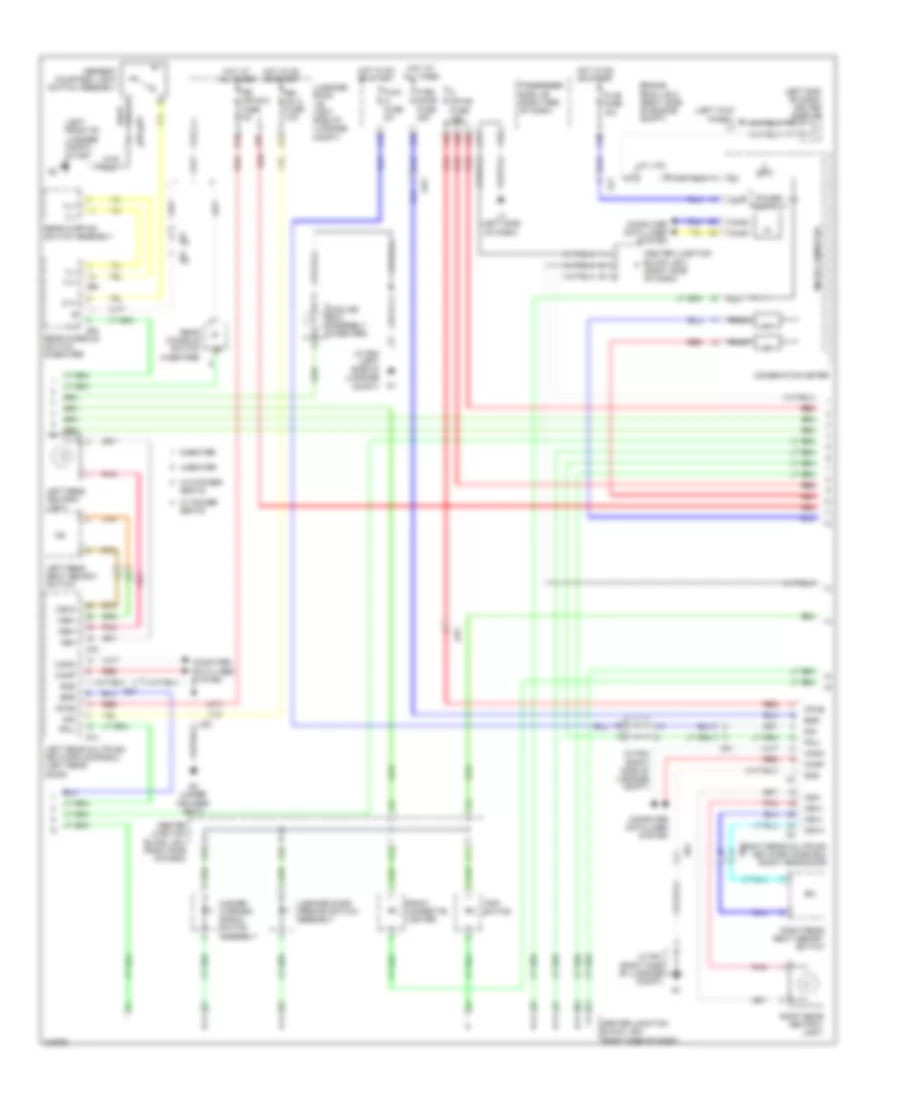 Instrument Illumination Wiring Diagram 2 of 4 for Lexus LS 600hL 2011