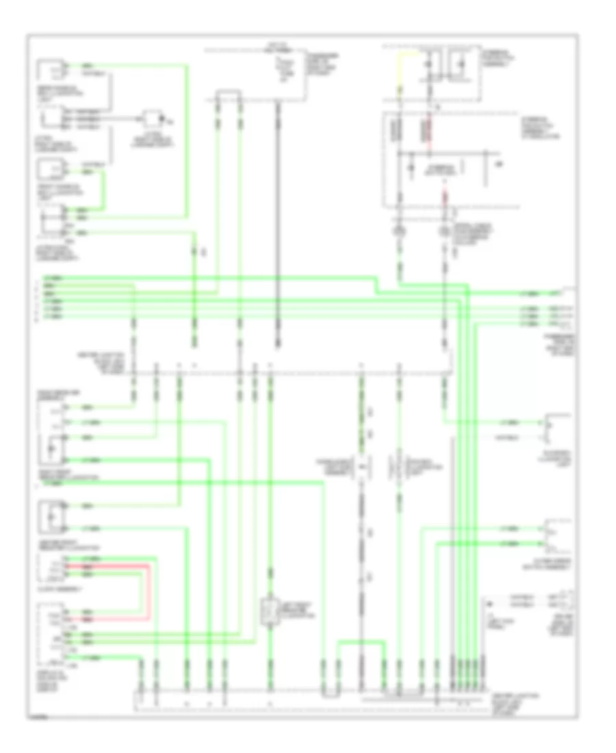Instrument Illumination Wiring Diagram (4 of 4) for Lexus LS 600hL 2011